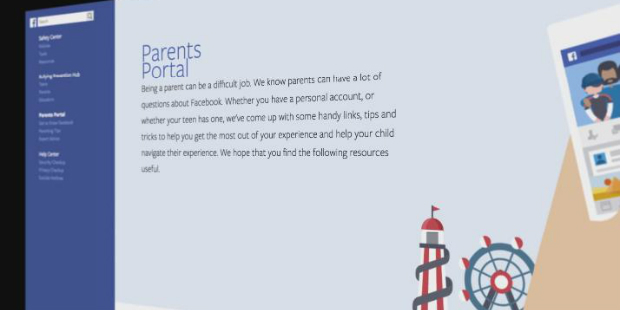 Facebook lança portal para pais